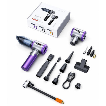 SUITU ZHST-6907D 2 in 1 Smart Brushless Handheld Car Vacuum Cleaner & Tire Inflator, ZHST-6907D