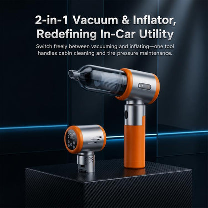 SUITU ZHST-6907D 2 in 1 Smart Brushless Handheld Car Vacuum Cleaner & Tire Inflator, ZHST-6907D