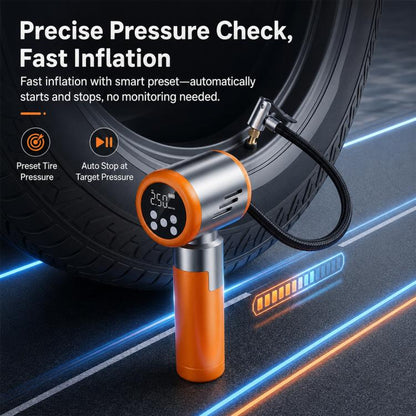SUITU ZHST-6907D 2 in 1 Smart Brushless Handheld Car Vacuum Cleaner & Tire Inflator, ZHST-6907D