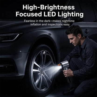 SUITU ZHST-6907D 2 in 1 Smart Brushless Handheld Car Vacuum Cleaner & Tire Inflator, ZHST-6907D