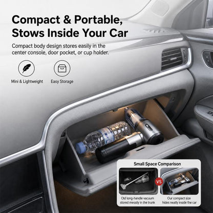 SUITU ZHST-6907D 2 in 1 Smart Brushless Handheld Car Vacuum Cleaner & Tire Inflator, ZHST-6907D