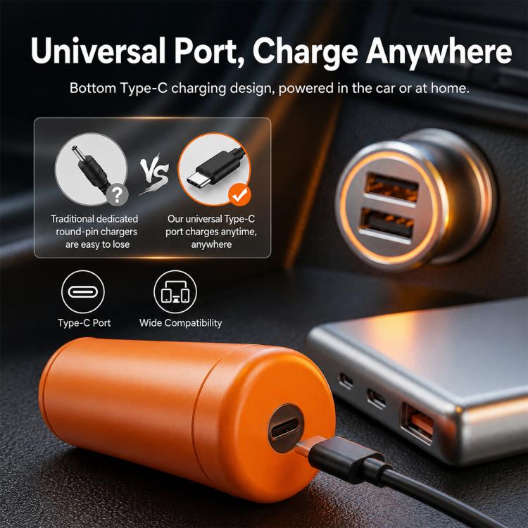 SUITU ZHST-6907D 2 in 1 Smart Brushless Handheld Car Vacuum Cleaner & Tire Inflator, ZHST-6907D