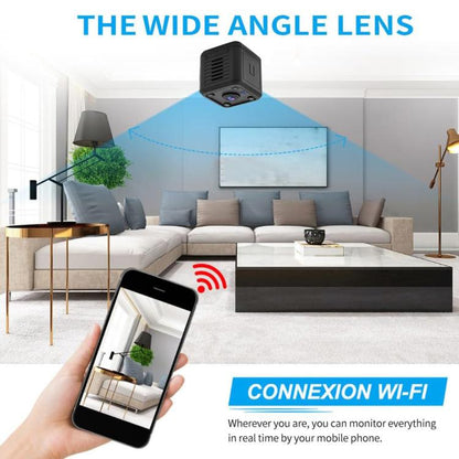 X6 Mini Cube 1080P HD WIFI Home IP Camera Supports Night Vision Type-C Charging, X6