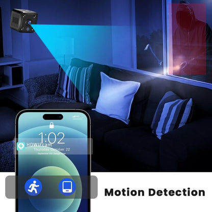 X6 Mini Cube 1080P HD WIFI Home IP Camera Supports Night Vision Type-C Charging, X6