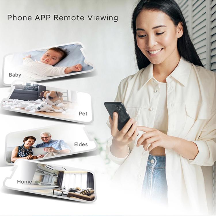 X6 Mini Cube 1080P HD WIFI Home IP Camera Supports Night Vision Type-C Charging, X6