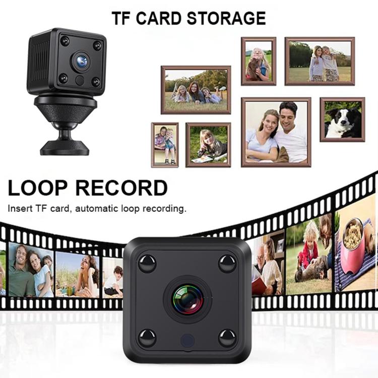 X6 Mini Cube 1080P HD WIFI Home IP Camera Supports Night Vision Type-C Charging, X6
