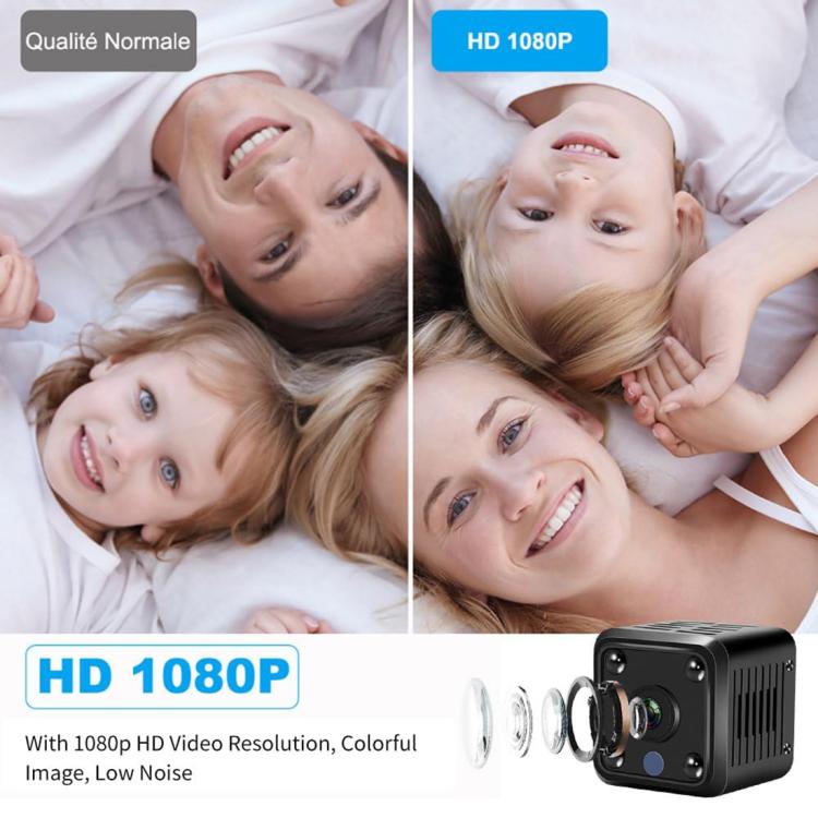 X6 Mini Cube 1080P HD WIFI Home IP Camera Supports Night Vision Type-C Charging, X6
