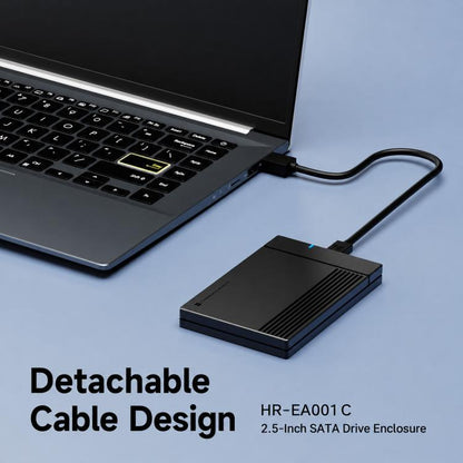 THERMALRIGHT HR-EA001 C 5Gbps 2.5 Inch SATA Hard Drive Enclosure with Type-C to USB-A Cable, HR-EA001 C A-C Cable