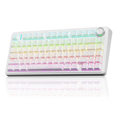 AULA F75 80 Keys Wired/2.4G/Bluetooth Tri-mode Custom Mechanical Keyboard