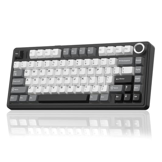 AULA F75HE 80 Keys Wired/2.4G/Bluetooth Tri-mode Custom Mechanical Keyboard