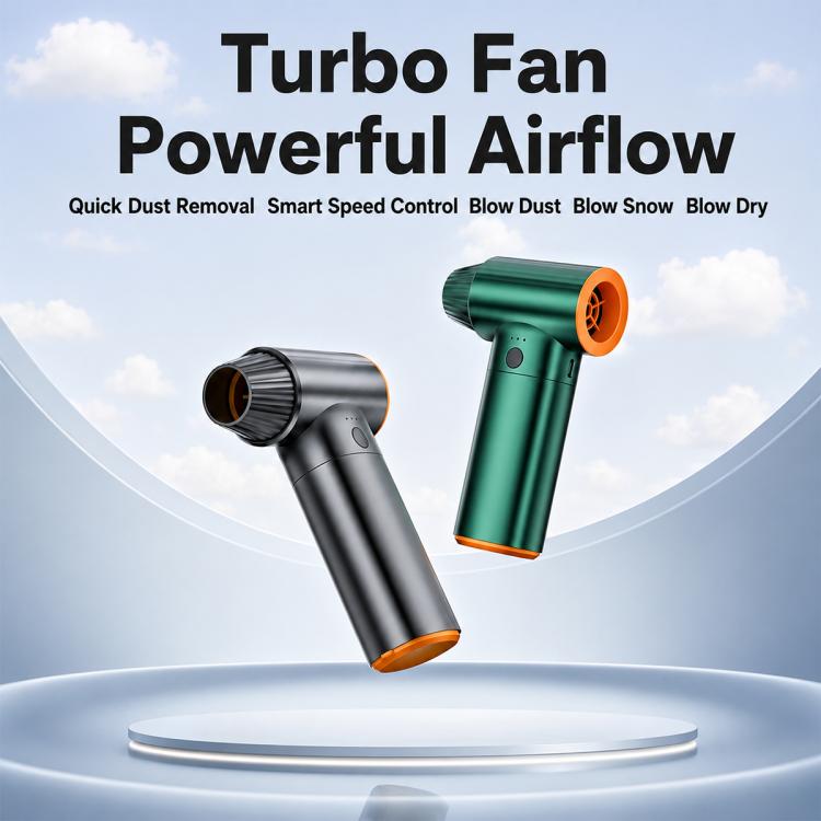 SUITU ST-8120 Handheld Brushless Motor Turbo-fan Dust Air Blower with Safety Hammer
