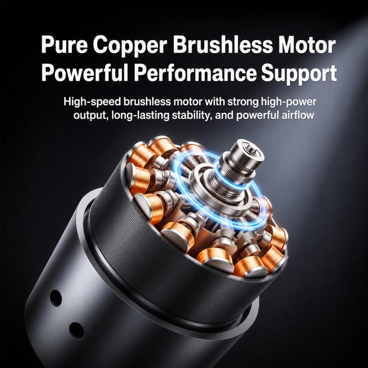 SUITU ST-8120 Handheld Brushless Motor Turbo-fan Dust Air Blower with Safety Hammer
