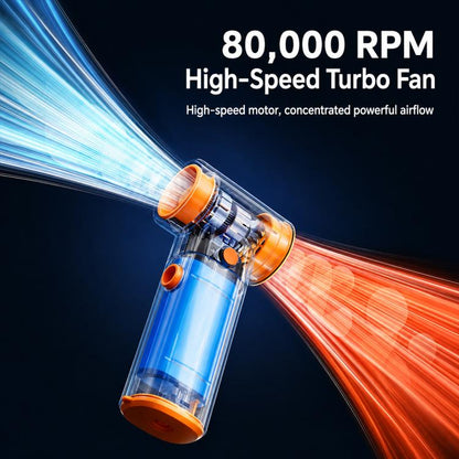 SUITU ST-8120 Handheld Brushless Motor Turbo-fan Dust Air Blower with Safety Hammer