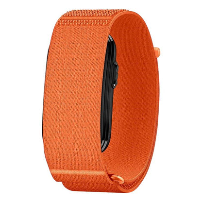 For Garmin CIRQA Smart Band xDfind Woven Nylon Hook and Loop Fastener Watch Band, S-M Wrist Circumference 120-200mm, L-XL Wrist Circumference 145-240mm
