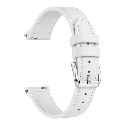 xDfind Universal Straight Lug Ends Slim Waist Vegan Leather Watch Band, 22mm