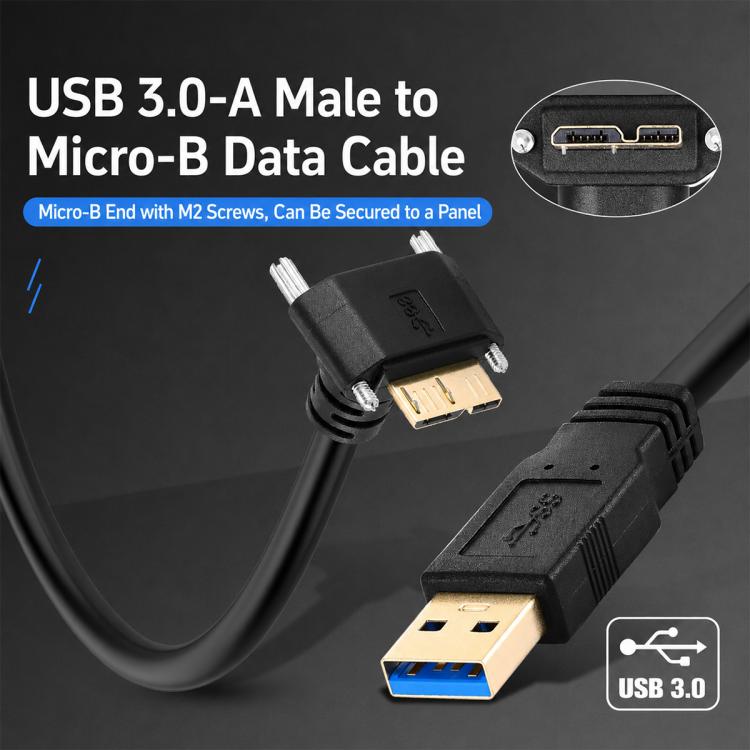 USB 3.0 Male to Micro-B Data Cable, 2m, 3m, 5m