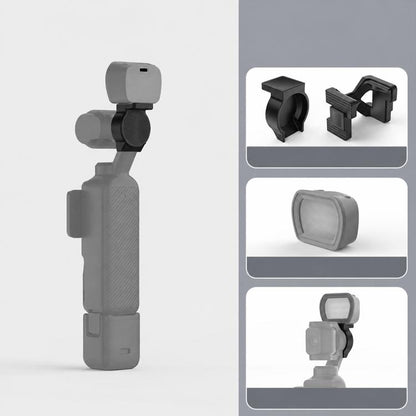 For DJI Osmo Pocket 3 NEEWER Fill Light Magnetic Holder Action Camera Portable Light, Single Light with Mount, Dual Light with Mount, Triple Light with Mount, Fill Light Filter Kit, Dual Light Kit, Black Single Light with Mount                         ...