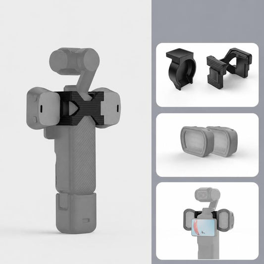 For DJI Osmo Pocket 3 NEEWER Fill Light Magnetic Holder Action Camera Portable Light, Single Light with Mount, Dual Light with Mount, Triple Light with Mount, Fill Light Filter Kit, Dual Light Kit, Black Single Light with Mount                         ...