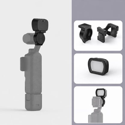 For DJI Osmo Pocket 3 NEEWER Fill Light Magnetic Holder Action Camera Portable Light, Single Light with Mount, Dual Light with Mount, Triple Light with Mount, Fill Light Filter Kit, Dual Light Kit, Black Single Light with Mount                         ...
