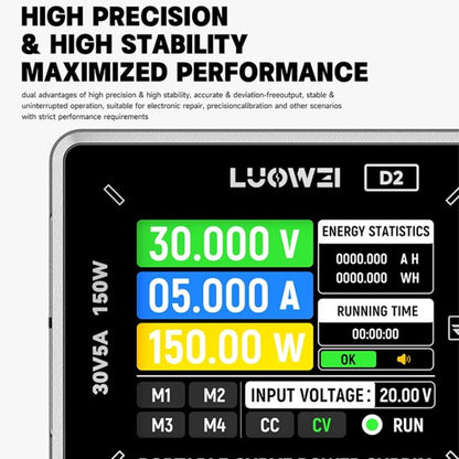 LUOWEI D2 150W Portable Digital Curve Ammeter