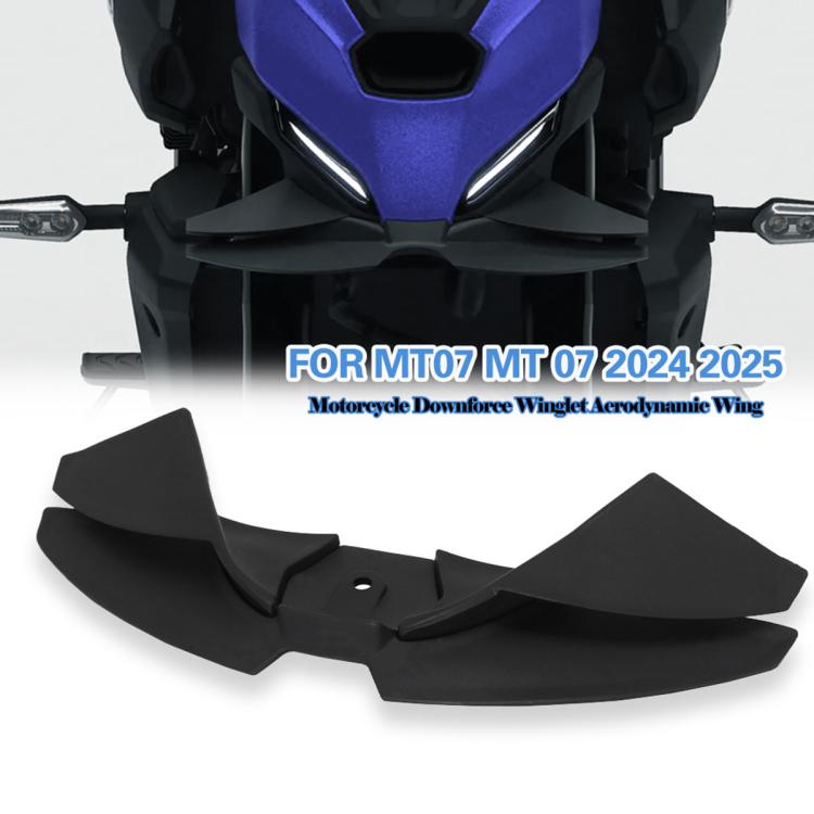 MO-TF022 Motorcycle Front Spoiler Downforce Winglet Kit For Yamaha MT07 2024-2025, MO-TF022