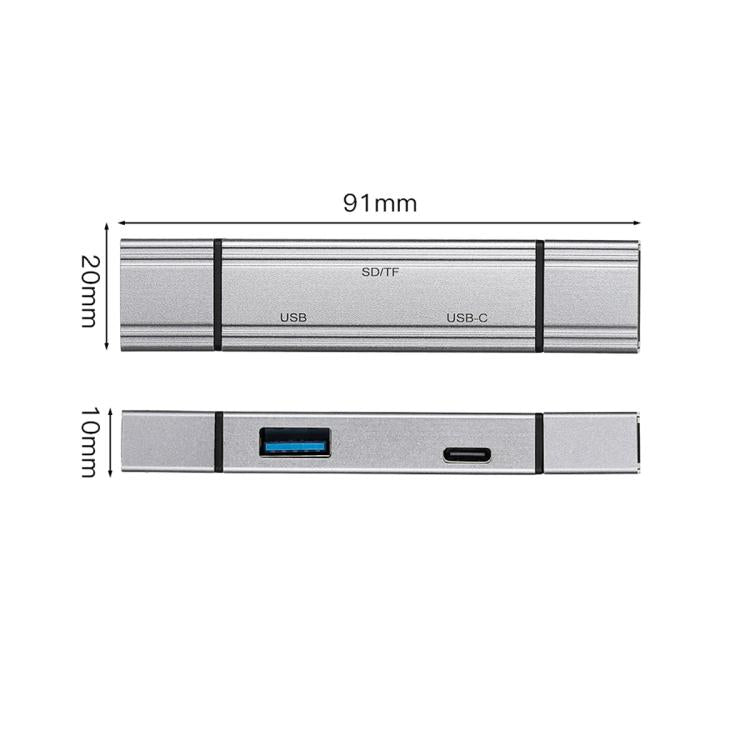 BYL-2607 Type-C / USB 4 in 2 High-Speed ??Card Reader