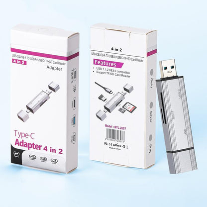 BYL-2607 Type-C / USB 4 in 2 High-Speed ??Card Reader
