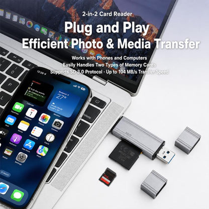 BYL-2607 Type-C / USB 4 in 2 High-Speed ??Card Reader