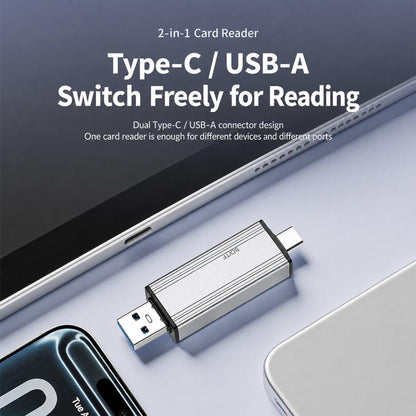 BYL-2608 Type-C / USB 2 in 2 High-Speed ??Card Reader