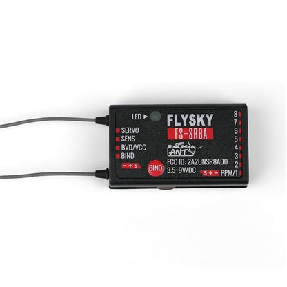 FlySky FS-SR8A 2.4GHz ANT Protocol 8 Channel Receiver, SR8A