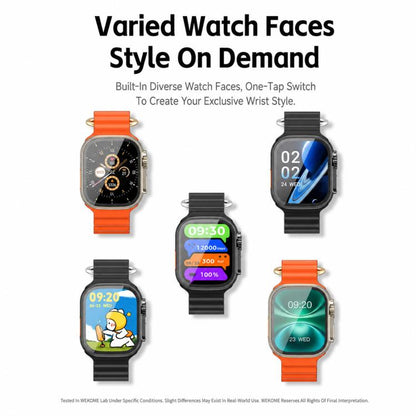 WK WH-10 Pathfinder Smart Watch, 2.01 inch, BT Call, Pedometer, Sedentary Reminder
