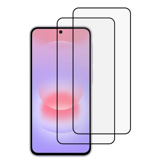XDcase 2 PCS/Pack Silk-Printed HD Tempered Glass Film, For Galaxy A37 5G, For Galaxy A27 5G, For Galaxy A17 4G, For Galaxy A07 4G, For Galaxy A17 5G, For Galaxy A06 5G, For Galaxy A26 5G, For Galaxy A36 5G, For Galaxy A16 5G