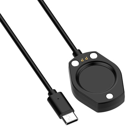 For Suunto Race 2 / Vertical 2 Watch Magnetic Charging Cable, 1M Length, Type-C, USB-A