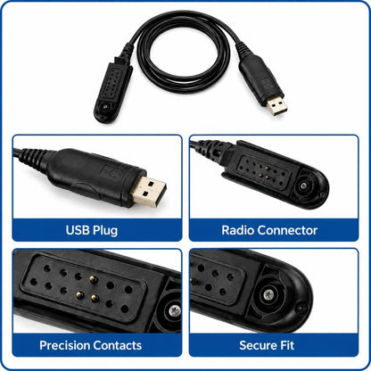 Walkie Talkie USB Programming Cable for Motorola PRO5150, For Motorola PRO5150