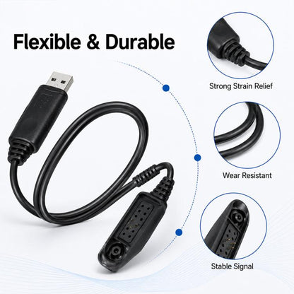 Walkie Talkie USB Programming Cable for Motorola PRO5150, For Motorola PRO5150
