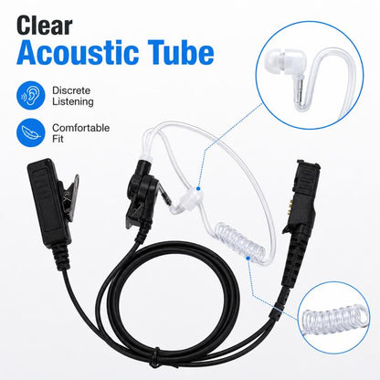 Walkie-talkie Air-tube Earphone for Motorola XPR3300, For Motorola XPR3300