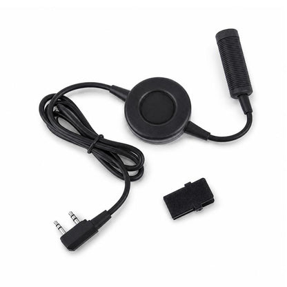 K-type TCI Large Round PTT J-Standard Walkie-talkie Headset Push-to-Talk Switch, K-type TCI