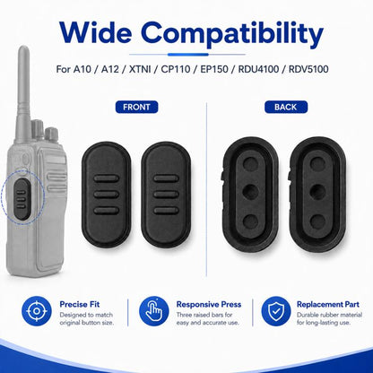2 PCS/Set Walkie-talkie Headset PTT Push-to-Talk Switch