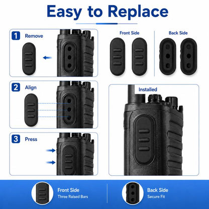 2 PCS/Set Walkie-talkie Headset PTT Push-to-Talk Switch