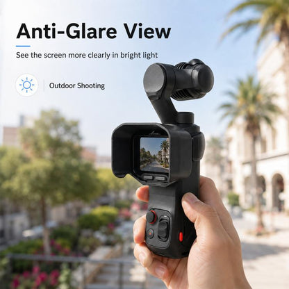 Screen Sun Hood Multi-Directional Anti-Glare Screen Shade Cover, For Insta360 Luna Pro