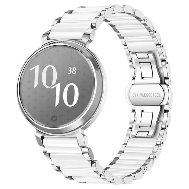 xDfind Ceramic Stainless Steel Watch Band, For Garmin Lily 14mm