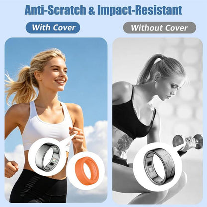 XDcase 10 PCS/Pack Silicone Protective Case for Oura Ring 4 / Gen3 / Galaxy Ring / Ultrahuman Ring AIR, S 6-9, M 10-13