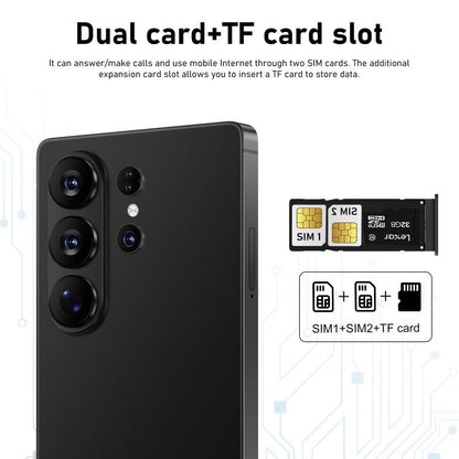 S26 Ultra, 3GB+64GB, 6.6 inch Android 12 MTK6739 Quad Core, Network: 4G, Dual SIM, EU Plug, US Plug, UK Plug, AU Plug
