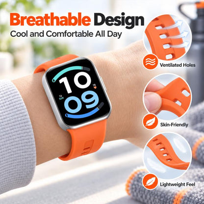 xDfind Solid Color Silicone Watch Band, For Xiaomi Smart Band 10 Pro / Redmi Watch 6 Lite