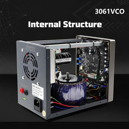 YCS 3061VCO 30V / 6A Adjustable Digital Display DC Power Supply with OCP Protection, EU Plug, US Plug