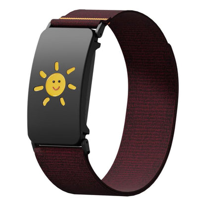 Epoxy Resin Metal Frame Nylon Watch Band, For Garmin CIRQA Smart Band