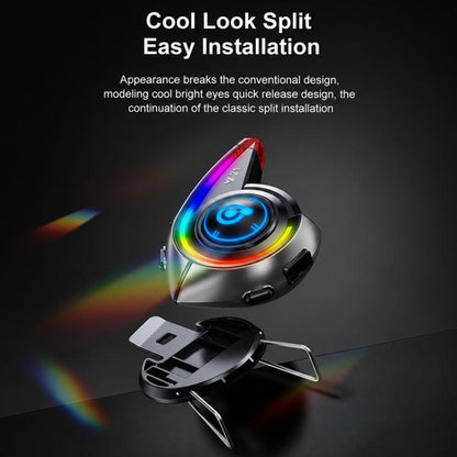 Y21 Motorcycle Helmet Bluetooth Earphone with Smart Warning Light, Hard Mic, Soft Mic, Hard + Soft Mic