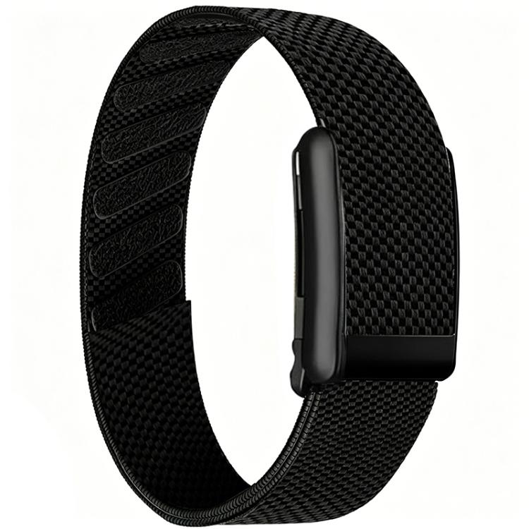 Metal Black Frame Nylon Elastic Arm Band, For WHOOP 5.0 Electrocardiogram, For WHOOP 5.0 Regular