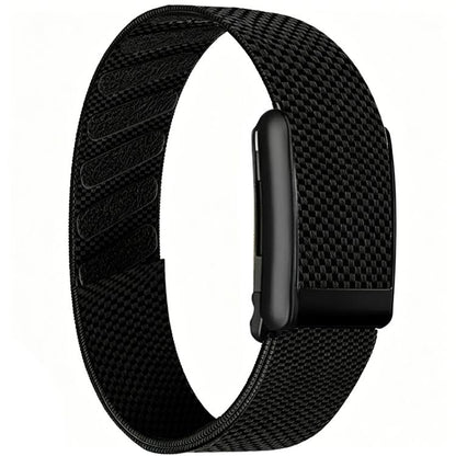 Metal Black Frame Nylon Elastic Arm Band, For WHOOP 5.0 Electrocardiogram, For WHOOP 5.0 Regular