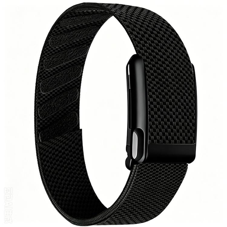 Metal Black Frame Nylon Elastic Arm Band, For WHOOP 5.0 Electrocardiogram, For WHOOP 5.0 Regular